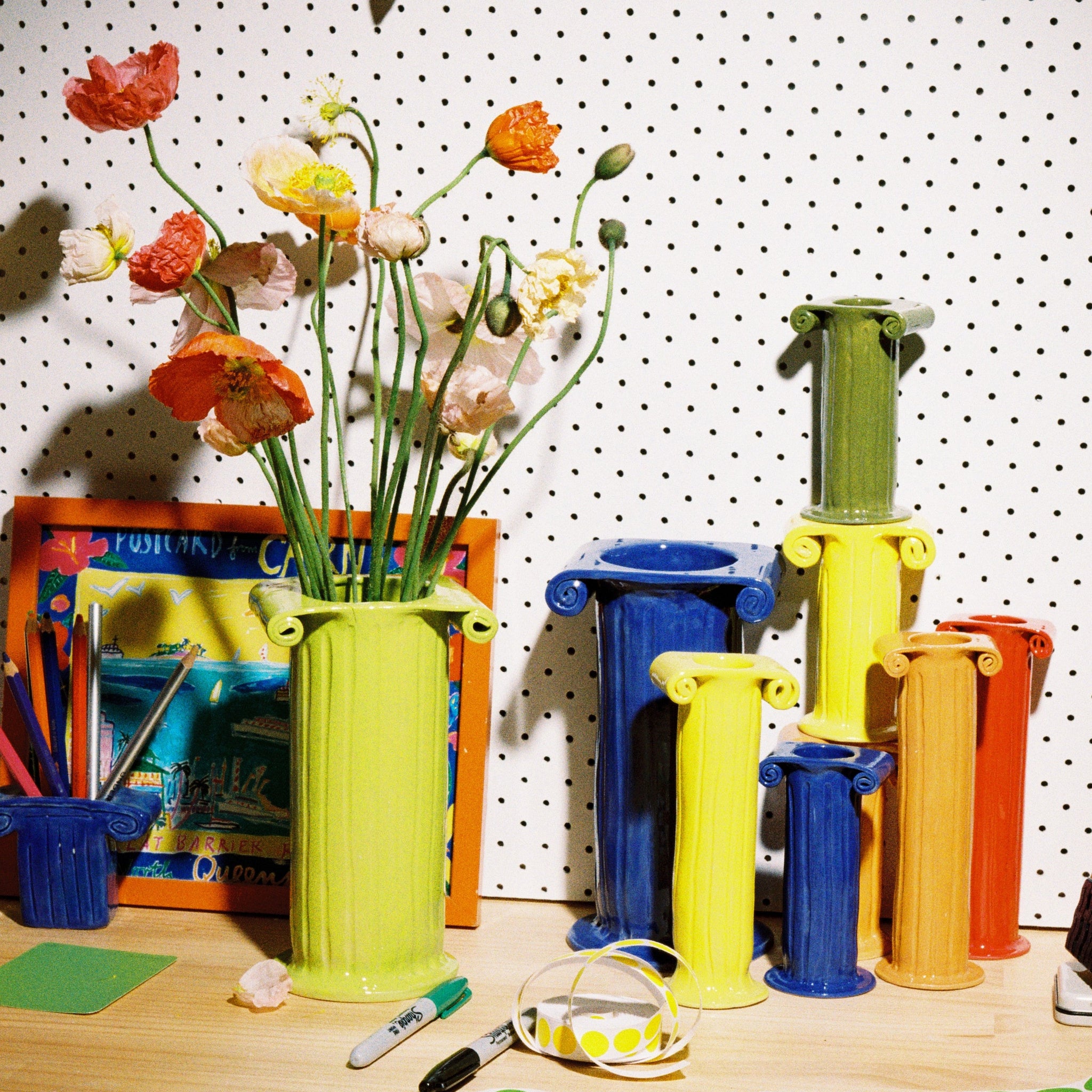 Large Pillar Vase (Citrus)