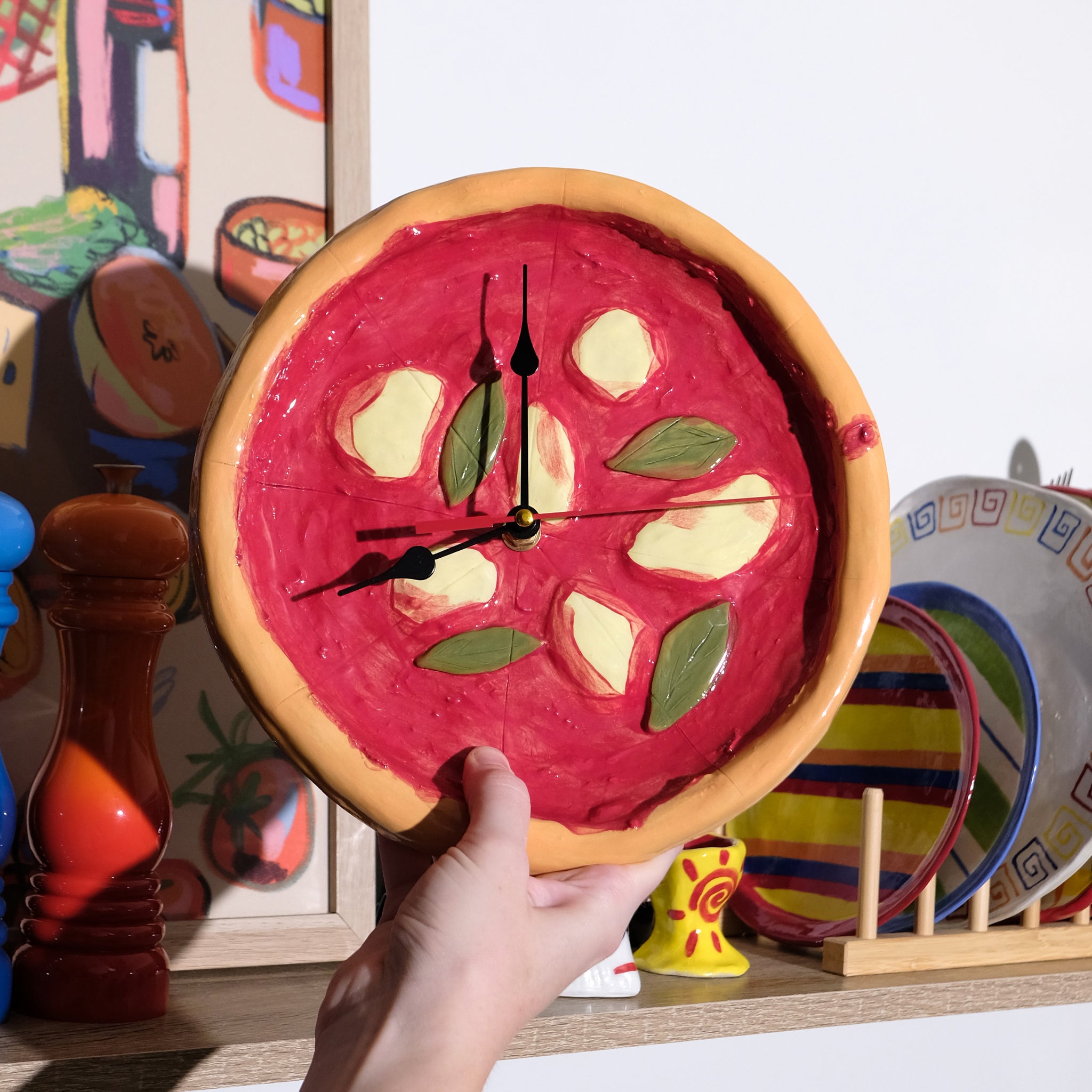 Woodfired Marg Clock | Made to Order